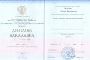 Диплом / сертификат №1 — Шевякова Полина Васильевна