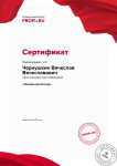 Чернушкин Вячеслав Вячеславович (Репетитор по математике, физике. Воронеж): Сертификат участника вебинара