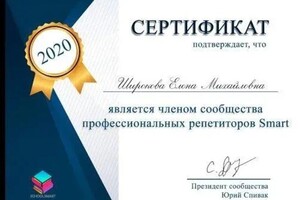 Диплом / сертификат №28 — Широкова Елена Михайловна