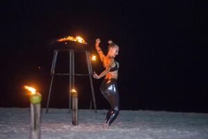 Fire dance show — Лиргамир Валерия Александровна