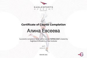 Диплом / сертификат №5 — Евсеева Алина Александровна