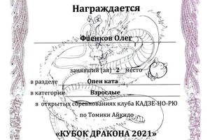 Диплом / сертификат №16 — Фаенков Олег Юрьевич