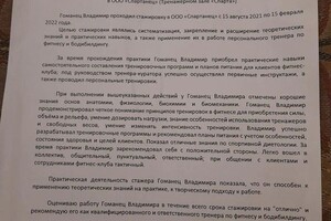 Диплом / сертификат №7 — Гоманец Владимир Анатольевич