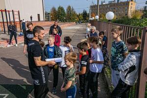 Соревнования на площадке школы паркура Gibbon — Гришин Анатолий Алексеевич