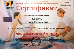 Миофасциальный фитнес. Помогает снять напряжение с мышц, проработать тригерные точки, убрать отечность, уменьшить... — Коваль Ольга Сергеевна