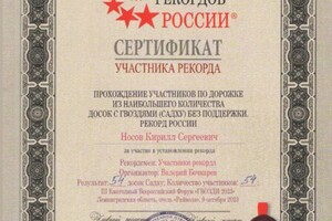 Диплом / сертификат №1 — Носов Кирилл Сергеевич