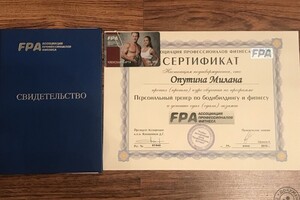 Ассоциация профессионалов фитнеса FPA — Опутина Милана Олеговна