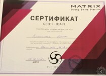 Сертификат о дополнительном образовании — Пашистая Елена Сергеевна