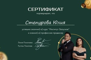 Диплом / сертификат №4 — Степурова Юлия Сергеевна