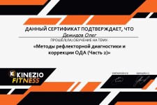 Диплом / сертификат №2 — Демидов Олег Сергеевич