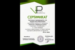 Диплом / сертификат №35 — Андреев Илья Максимович