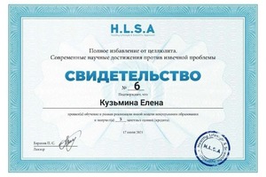 Диплом / сертификат №2 — Кузьмина Елена Борисовна