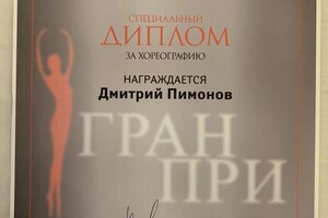 Диплом / сертификат №6 — Пимонов Дмитрий Александрович