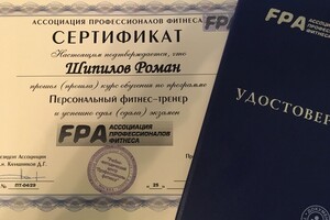 Фитнес тренер — Шипилов Роман Николаевич