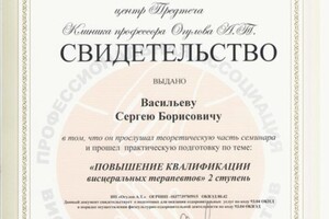 Висцеральная терапия 2 ступень — Васильев Сергей Борисович