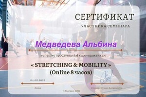 Диплом / сертификат №4 — Медведева Альбина Мухтаровна