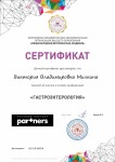 Диплом / сертификат №9 — Милкина Виктория Владимировна