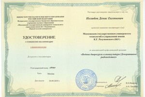 Диплом / сертификат №5 — Нелюбов Денис Евгеньевич