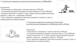 Прайс по услугам диетолога — Плюснина Галина Владиславовна