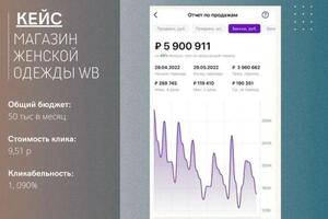 Продвижение магазина женской одежды на маркетплейсе WB — Шустов Василий Васильевич