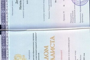 Дорошенко Наталья Валерьевна — Диплом / сертификат №1