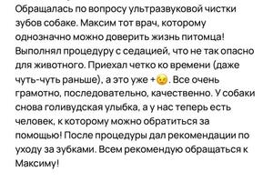 Отзыв о проделанной работе, и таких отзывов достаточно много на другой платформе. — Шумаков Максим Александрович