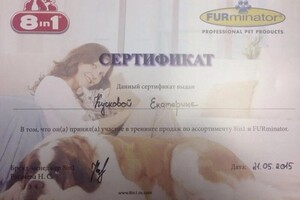 Диплом / сертификат №3 — Groomcat_ufa